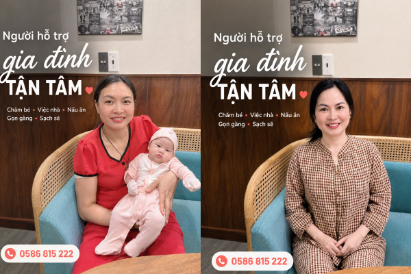 Người giúp việc chăm bé sẵn sàng đi làm ngay LH : 05868.15.222